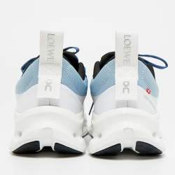 Pre Owned Loewe x On Blue/White Fabric Cloudtilt 2 Sneakers Size 39