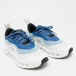 Pre Owned Loewe x On Blue/White Fabric Cloudtilt 2 Sneakers Size 39
