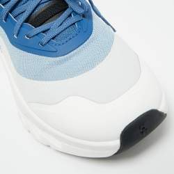 Pre Owned Loewe x On Blue/White Fabric Cloudtilt 2 Sneakers Size 39