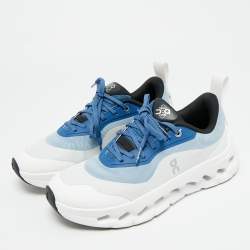 Pre Owned Loewe x On Blue/White Fabric Cloudtilt 2 Sneakers Size 39