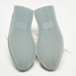 Pre Owned Loewe Flow Runner Size 38 Transparent Rubber Lace Up Sneakers