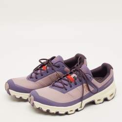 Pre Owned حذاء رياضي لووي اكس اون Cloudventure قماش بلونين بأربطة مقاس 39