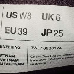 Pre Owned حذاء رياضي لووي اكس اون Cloudventure قماش بلونين بأربطة مقاس 39