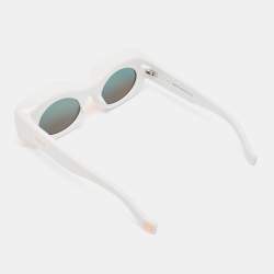 Loewe Orange/White LW400331 Paula's Ibiza Oval Sunglasses