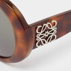 Loewe Brown Tortoise LW400311 Half Moon Oversized Sunglasses