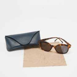 Loewe Havana LW40079U Curvy Square Sunglasses 
