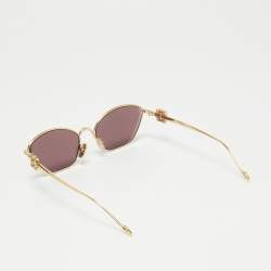 Pre Owned Loewe Plum/Gold LW40115U Cat Eye Sunglasses