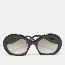 Loewe Black/Grey Gradient LW40077I Oval Sunglasses