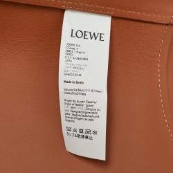 Pre Owned Loewe Brown Leather Obi Corset Belt M