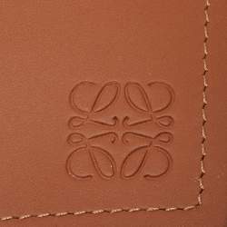 Pre Owned Loewe Brown Leather Obi Corset Belt M