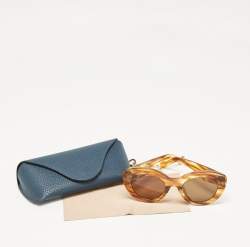 Pre Owned Loewe Brown  LW400511 Cat Eye Sunglasses