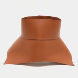 Pre Owned Loewe Brown Leather Obi Corset Belt S