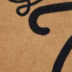 Loewe Beige/Black Anagram Wool & Cashmere Scarf