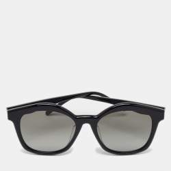 Pre Owned Loewe Black/Grey Gradient LW40079U Curvy Square Sunglasses