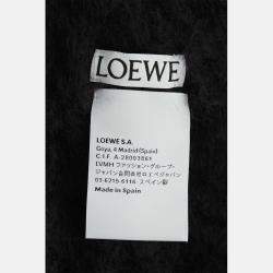 Pre Owned Loewe Wool Mohair Fringe Scarf