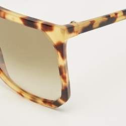 Pre Owned Loewe Tortoishelle Brown Gradient SLW 943 Filippa Oversized Sunglasses