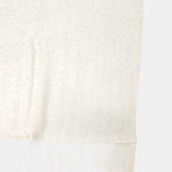 مملوكة مسبقًا Loewe Beige Cotton Scarf
