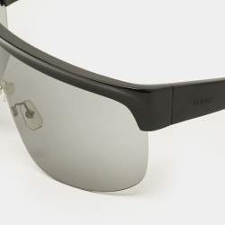 Pre Owned Loewe Black LW40034U Show D-Frame Visor Shield Sunglasses