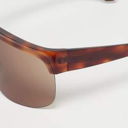 مملوكة مسبقًا نظارة شمسية لويفي LW40034U درع قناع بني