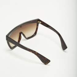 Pre Owned Loewe Brown LW40012I Tyra Masked Shield Sunglasses
