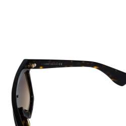 Pre Owned Loewe Brown Havana/ Brown Gradient LW40012I Tyra Masque Sunglasses