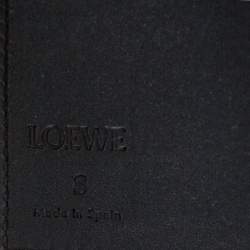 Pre Owned Loewe Black Leather Obi Waist Belt S