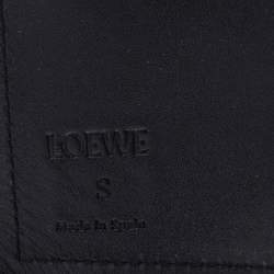 Pre Owned Loewe Black Leather Obi Waist Belt S