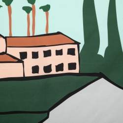 Pre Owned Loewe x Ken Price Multicolor LA Silk Scarf