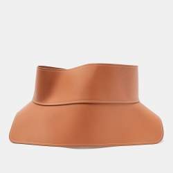 Pre Owned Loewe Brown Leather Obi Waist Belt L