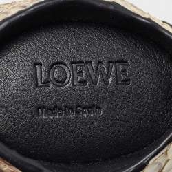 Loewe Beige Python and Leather Elephant Purse Bag Charm