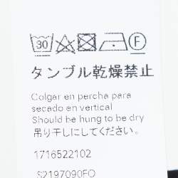 Pre Owned Loewe Black Gabardine Button Front Poncho Top S