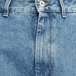 Pre Owned Loewe Blue Denim Anagram Baggy Jeans L Waist 30"