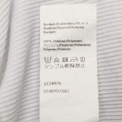 Pre Owned Loewe White Rib Knit Anagram Tank Top M