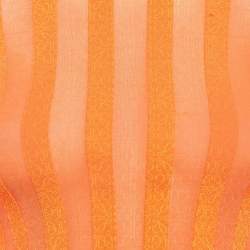 Pre Owned Loewe Orange Logo Jacquard Knit Long Sleeve Top S