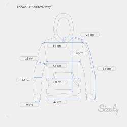 Pre Owned Loewe x Spirited Black Away Knitted Hood Sweatshirt XS
