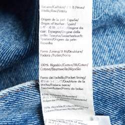 Pre Owned Loewe Blue Denim Anagram Detail Cropped Jeans L/Waist 31"