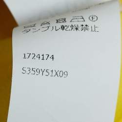Pre Owned Loewe Yellow Jersey Asymmetric Long Dress L