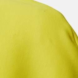 Pre Owned Loewe Yellow Jersey Asymmetric Long Dress L