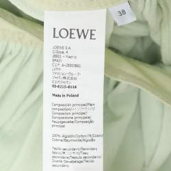 Loewe Green Cotton Harem Trousers M