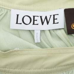 Loewe Green Cotton Harem Trousers M