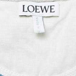 Pre Owned Loewe Multicolor Rib Knit Sleeveless Tank Dress XS