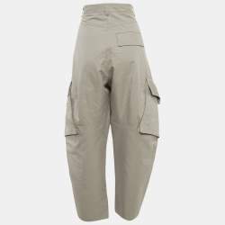 Loewe Grey Gabardine Cargo Pants L