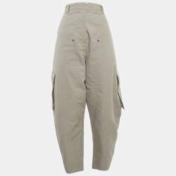 Loewe Grey Gabardine Cargo Pants L