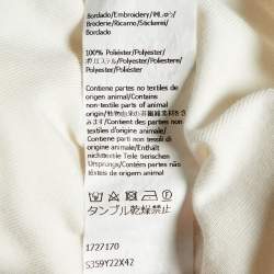 Loewe White Anagram Jersey Long Sleeve T-Shirt M