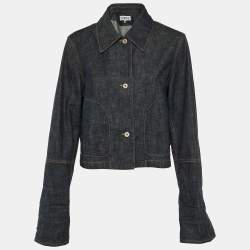 Loewe Navy Blue Denim Workwear Jacket L