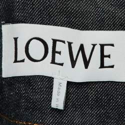 Pre Owned Loewe Navy Blue Denim Workwear Jacket L