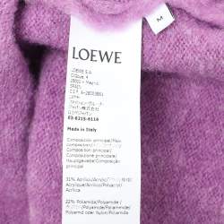 Pre Owned Loewe Multicolor High-Neck Intarsia Knit Sweater M