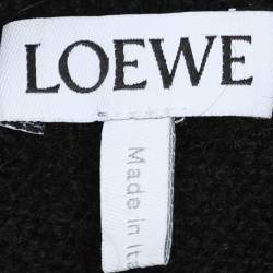Pre Owned Loewe Multicolor High-Neck Intarsia Knit Sweater M