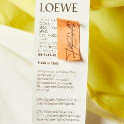 Loewe Multicolor Colorblock Cotton Button Front Shirt S   