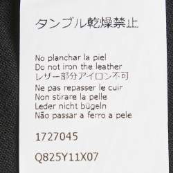 Pre Owned Loewe Black Denim High Rise Anagram Pocket Detail Jeans L Waist 30"